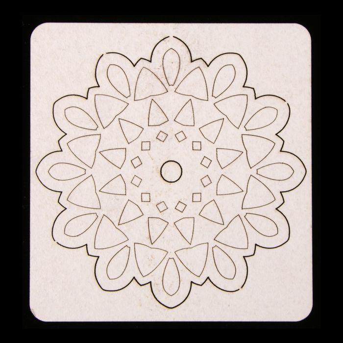 Чипборд картон "Салфетка" 9,5х10 см (ЧПБ-111)