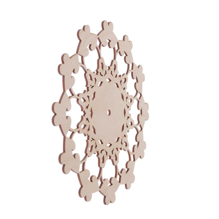 Основа для часов из фанеры "Циферблат" d=25 см (ЗДЧ-040)