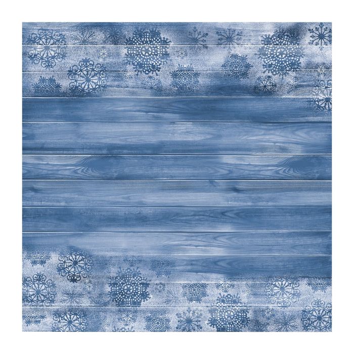 Фотофон двусторонний «Снежный узор», 45 х 45 см, картон, 100 г/м
