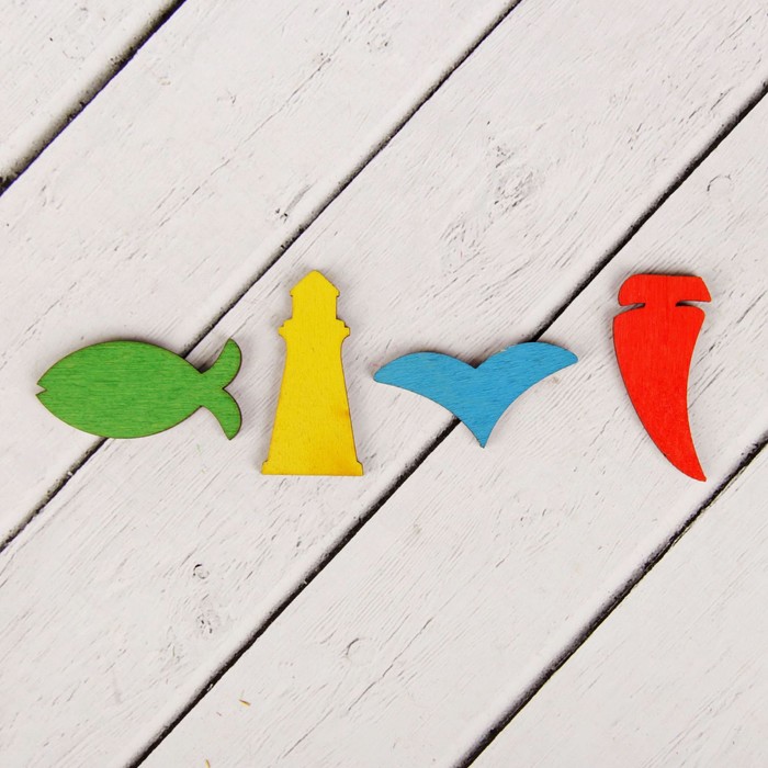 Творческий набор - счётный материал "Морской" , 20 шт.