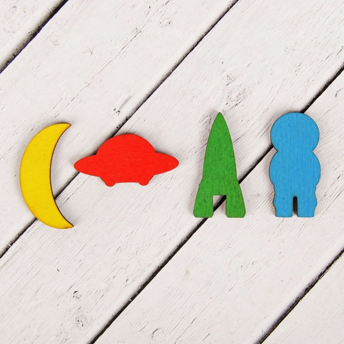 Творческий набор - счётный материал "Космос", 20 шт.