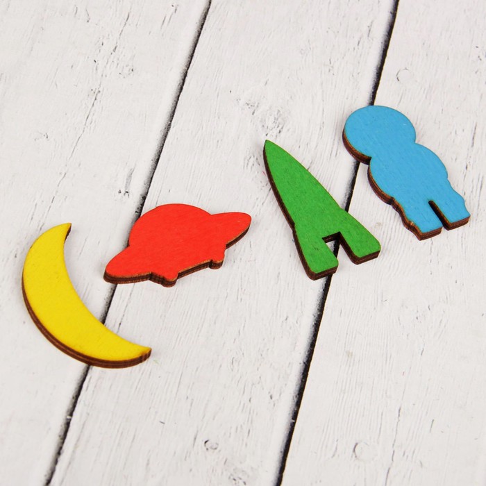 Творческий набор - счётный материал "Космос", 20 шт.