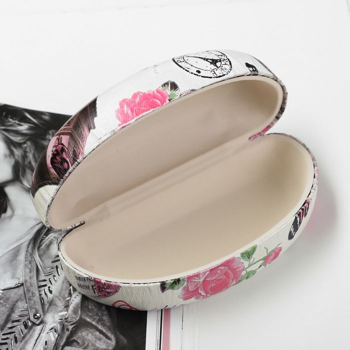 Футляр для очков Города, 16*5*7,5см, бежевый