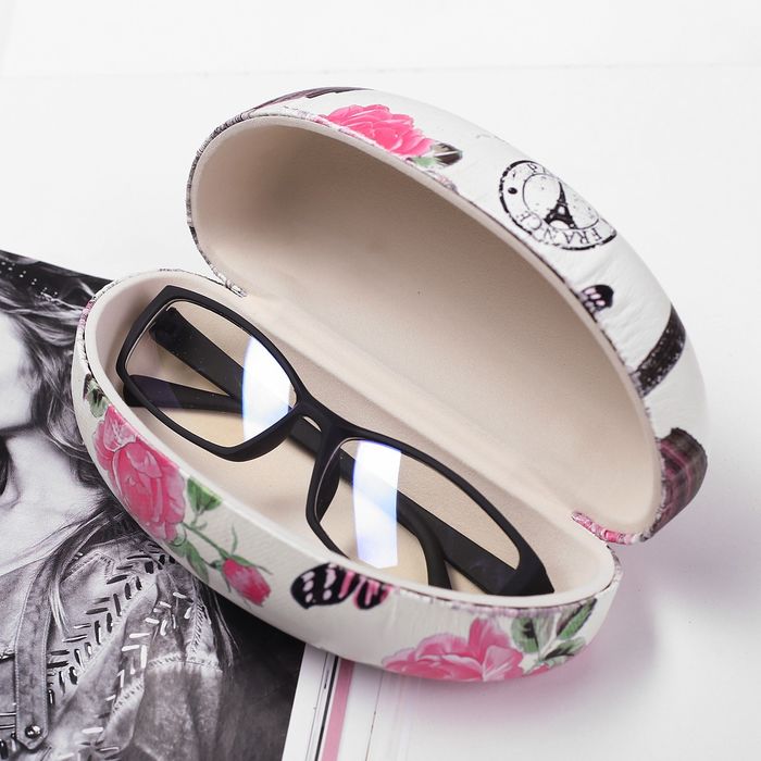 Футляр для очков Города, 16*5*7,5см, бежевый