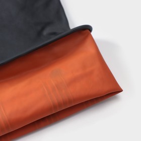 Перчатки хозяйственные резиновые Доляна, размер XL, защитные, химически стойкие, 55 гр, цвет чёрный от Сима-ленд