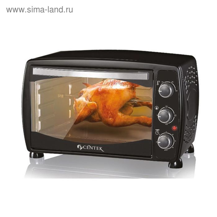 

Мини-печь Centek CT-1531 GRILL, 1600 Вт, 42 л, черный