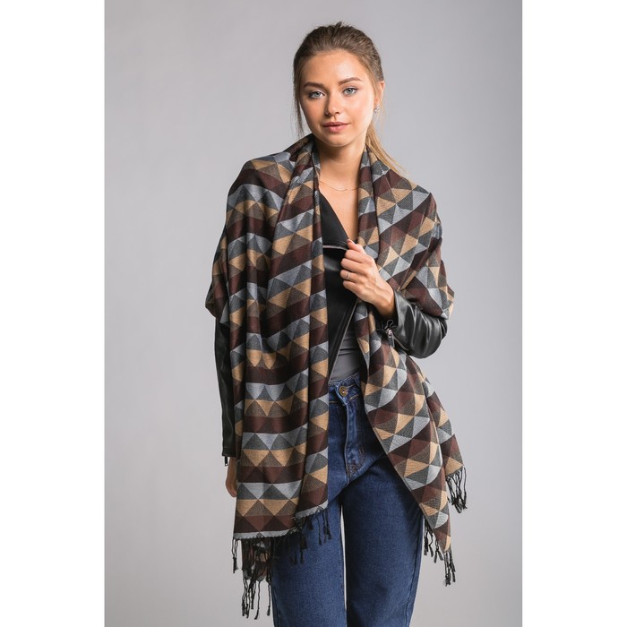 Палантин "Этель" Невис (вид 2) 180*70 см,35% х/б,65% п/э