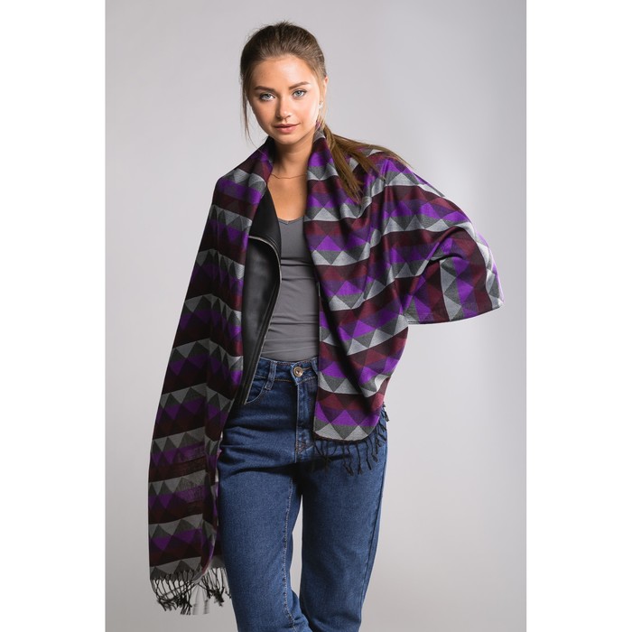 Палантин "Этель" Невис (вид 3) 180*70 см,35% х/б,65% п/э