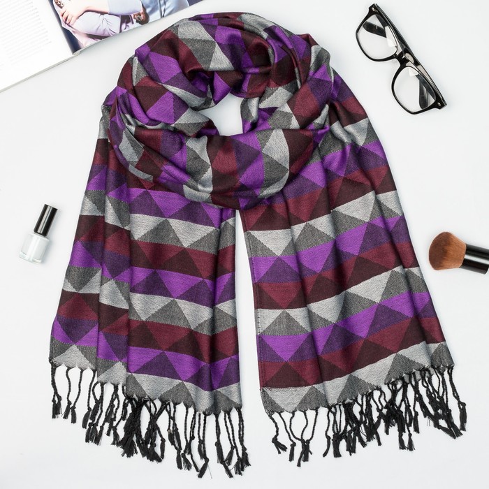 Палантин "Этель" Невис (вид 3) 180*70 см,35% х/б,65% п/э