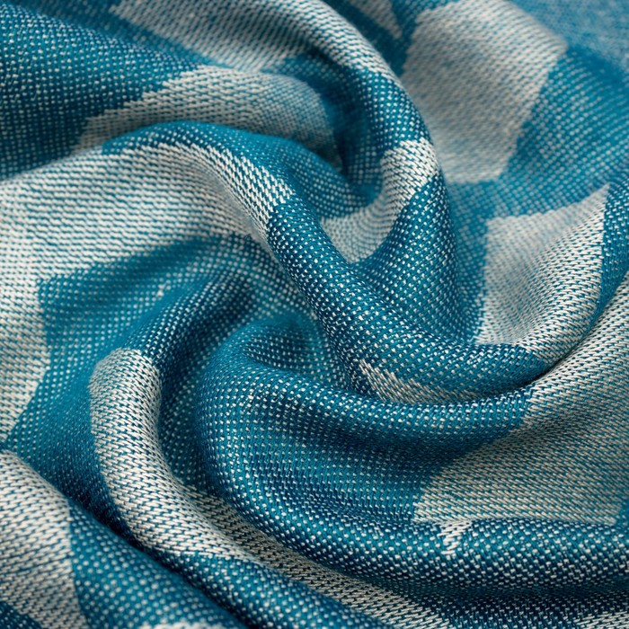 Палантин "Этель" Илви 180*70 см, синий, 35% х/б,65% п/э