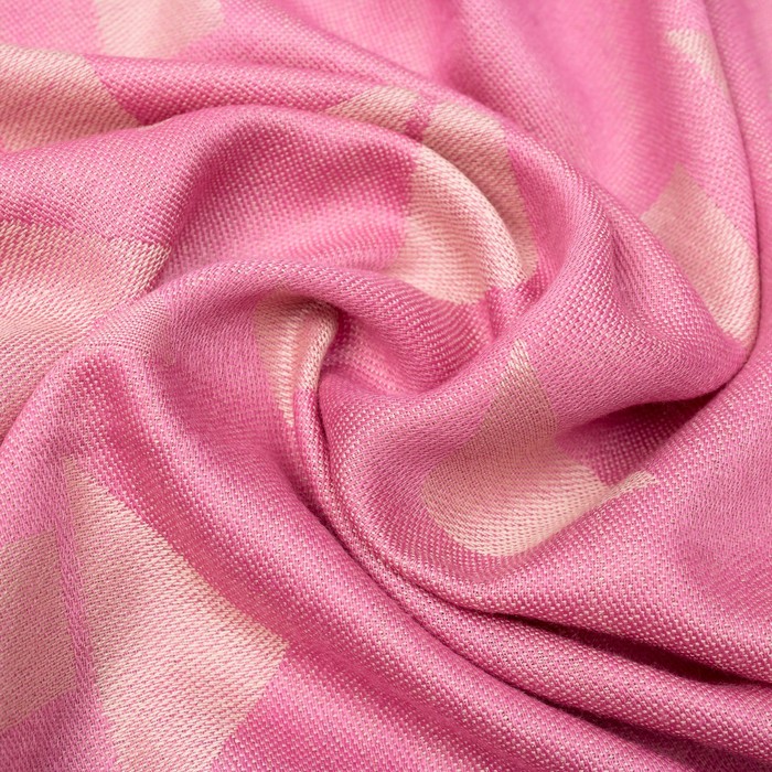 Палантин "Этель" Илви 180*70 см, розовый, 35% х/б,65% п/э