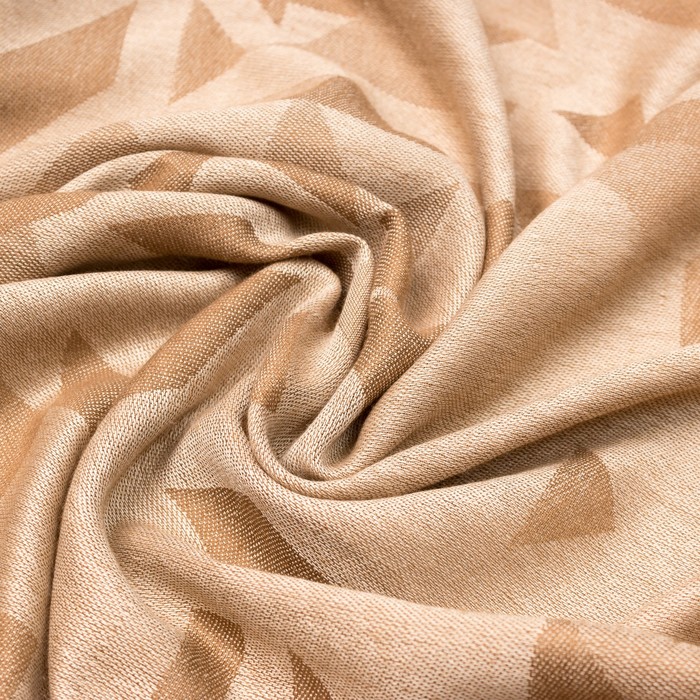 Палантин "Этель" Илви 180*70 см, бежевый,35% х/б,65% п/э