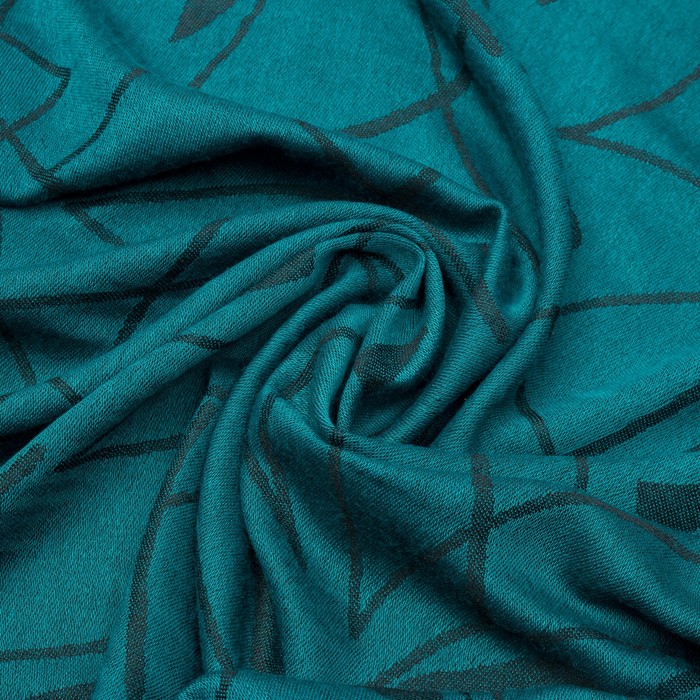 Палантин "Этель" Медео 180*70 см, синий, 35% х/б,65% п/э