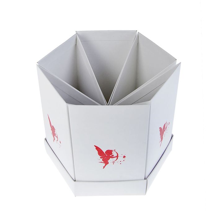 Коробка-ваза сборная "Стрела Амура", 29 х 29 х 25 см