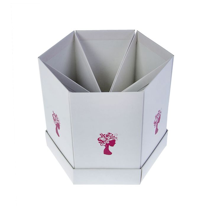 Коробка-ваза сборная "Любимый профиль", 29 х 29 х 25 см