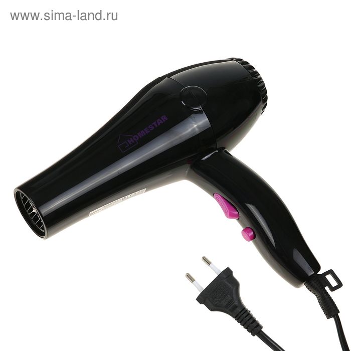 Фен для волос HOMESTAR HS-8004, 1000 Вт, 2 скорости, 3 температурных режима