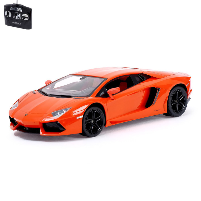 Машина радиоуправляемая "Lamborghini Aventador", 1:14, работает от аккумулятора, свет, МИКС, mz 2025