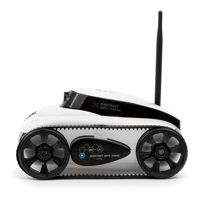 Вездеход радиоуправляемый "Шпион" с видеокамерой, управление с телефона, свет