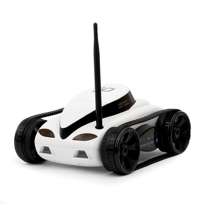 Вездеход радиоуправляемый "Шпион" с видеокамерой, управление с телефона, свет