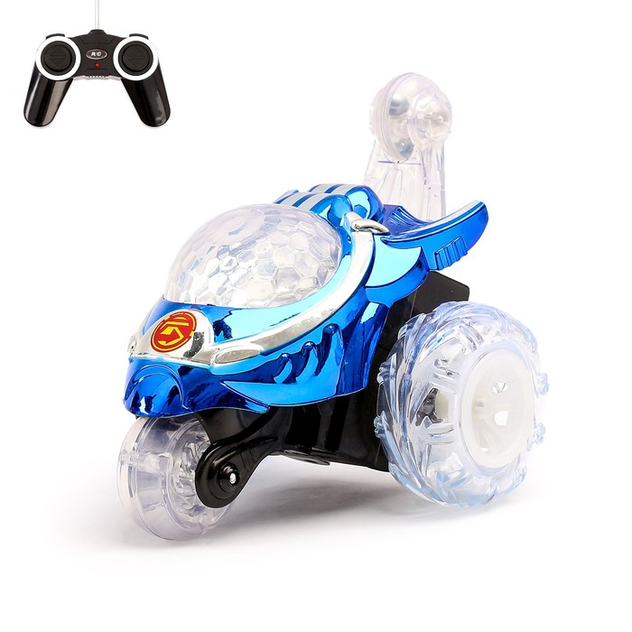 Перевертыш радиоуправляемый "Танцор", работает от аккумулятора, свет и звук, цвета МИКС