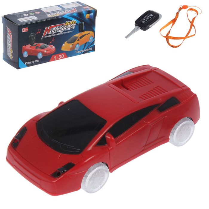 Машина "СпортКар", работает от батареек, световые эффекты