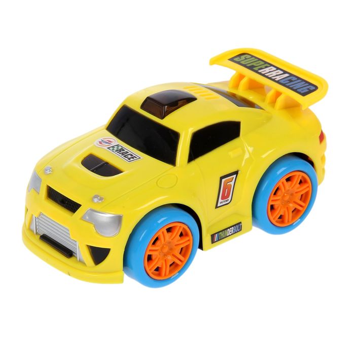 Машина "Супер скорость", работает от батареек, световые и звуковые эффекты, МИКС