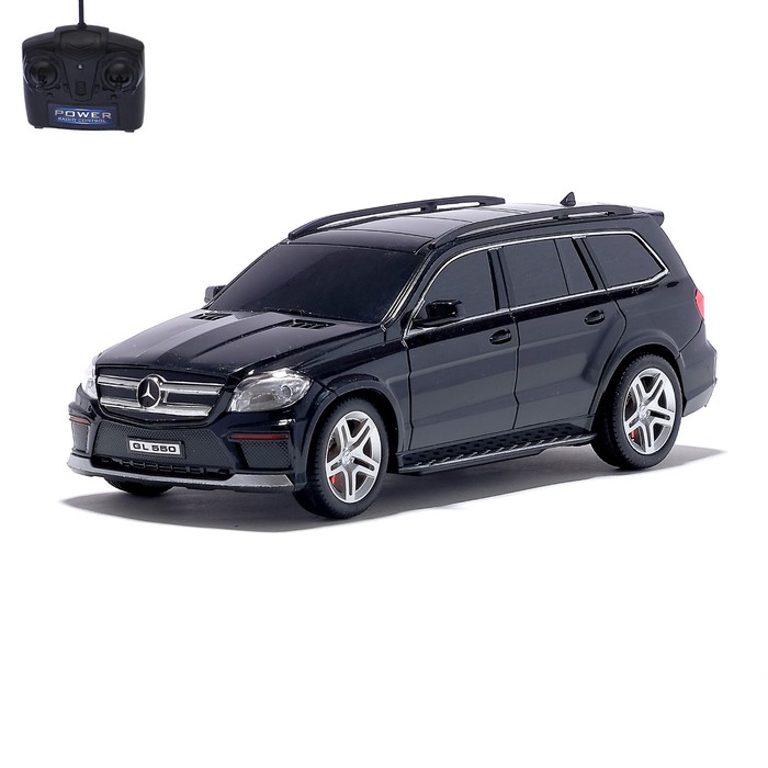 Машина радиоуправляемая "Mercedes-Benz GL550", масштаб 1:24, работает от батареек, свет, МИКС