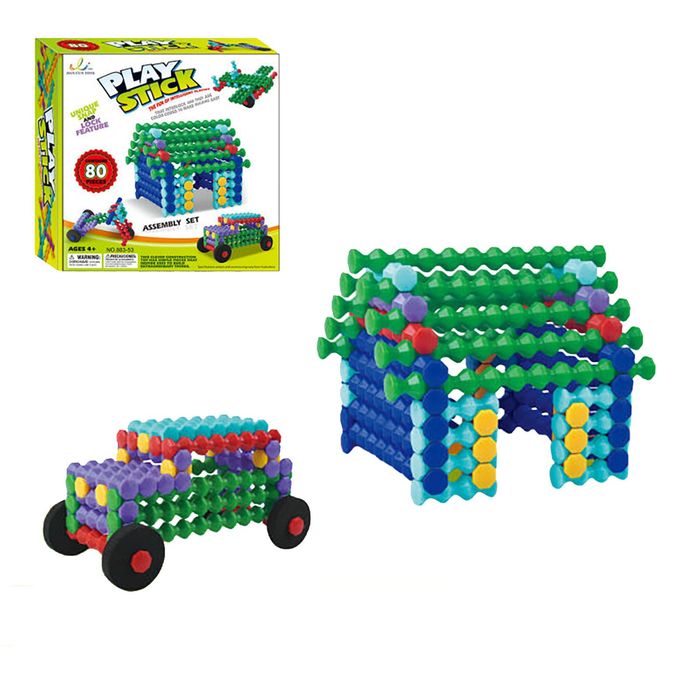 Конструктор «Игровые палочки», набор №2, 80 деталей