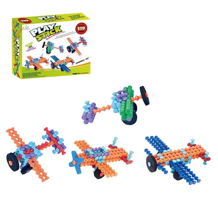 Конструктор «Игровые палочки», набор №3, 119 деталей