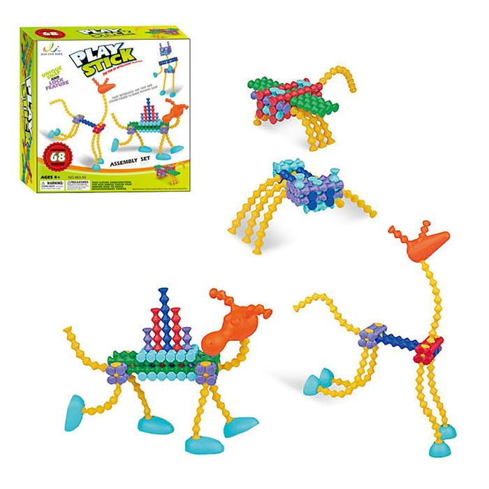 Конструктор «Игровые палочки», набор №1, 68 деталей