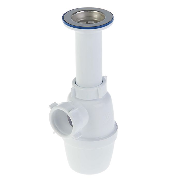 Сифон ORIO А-4002, 1 1/2" x 40/50 мм, для умывальника, бутылочный