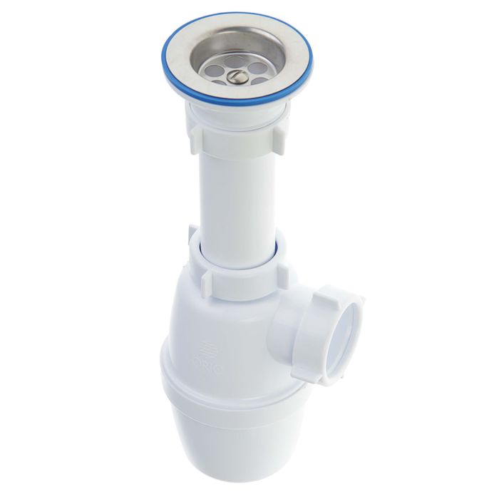 Сифон ORIO А-4003, 1 1/2"х40 мм, для умывальника, бутылочный