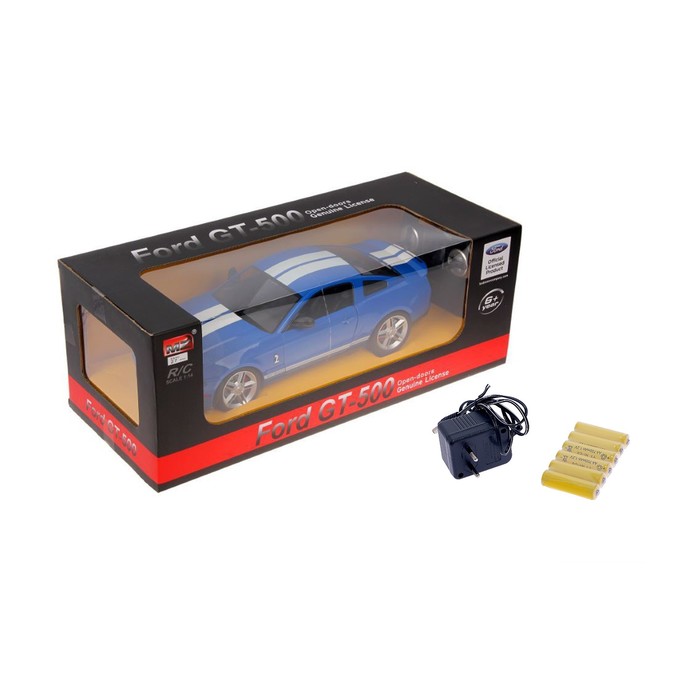 Машина радиоуправляемая "Ford Shelby Mustang", масштаб 1:14, работает от аккумулятора, свет, МИКС, mz 2170