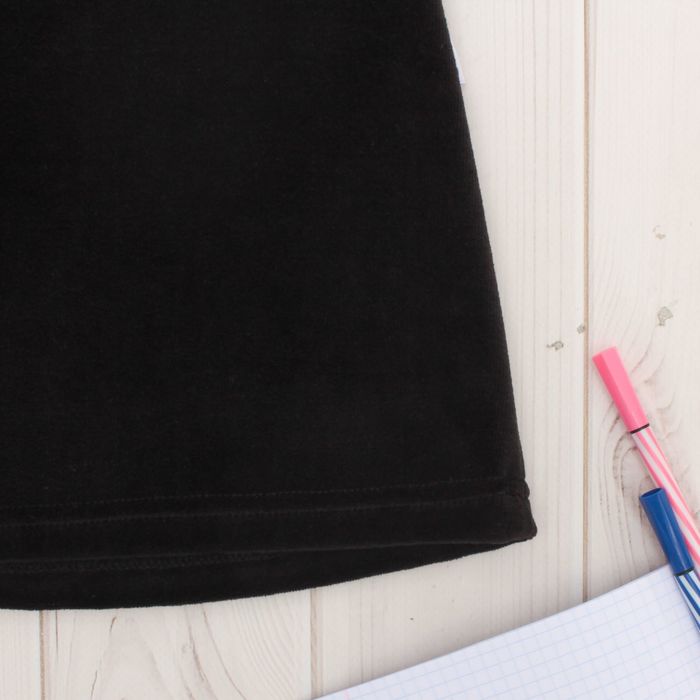 Сарафан для девочки для девочки "Школьная пора", рост 122 см (62), цвет чёрный