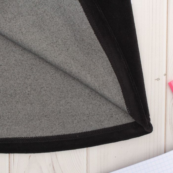 Сарафан для девочки для девочки "Школьная пора", рост 122 см (62), цвет чёрный