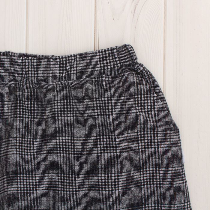 Юбка для девочки "Школьная пора", рост 122 см (62), цвет серый