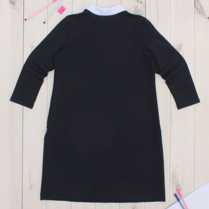 Платье для девочки "Школьная пора", рост 122 см (62), цвет тёмно-синий ДПД144858