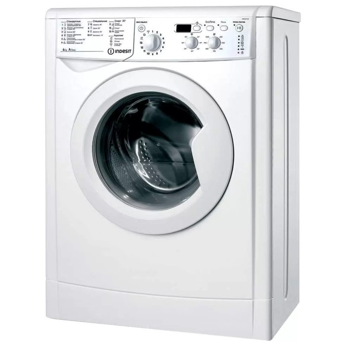 

Стиральная машина Indesit IWUD 4105 (CIS), 1000 об/мин, 4 кг