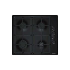 

Варочная поверхность Bosch PBP6C6B90, 4 конфорки, газовая, черный