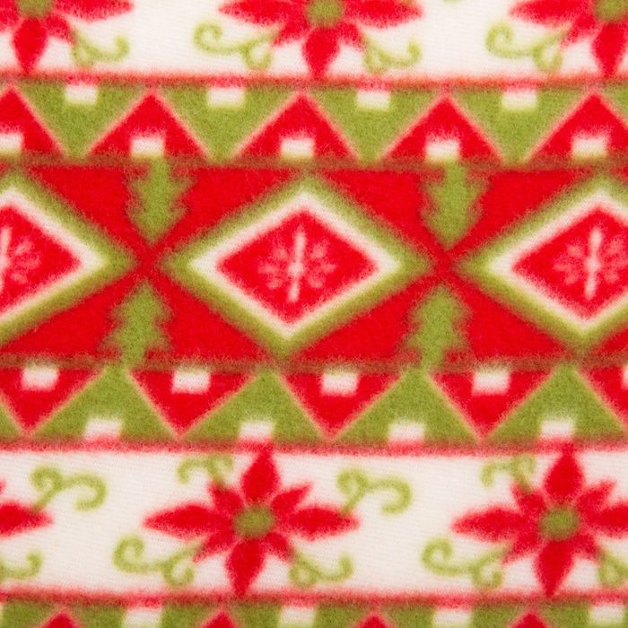 Плед "Экономь и Я" 75х100 см, Новогодние узоры, 150 г/м², 100% п/э