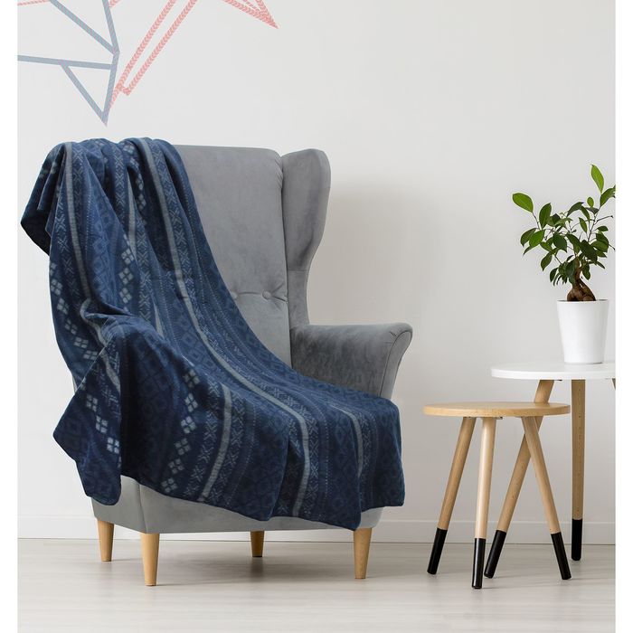 Плед "Экономь и Я" 150х180 см Скандинавия