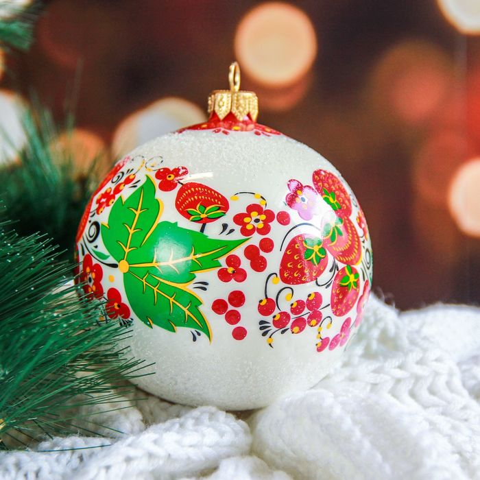 Шар "Земляничка" 9 см