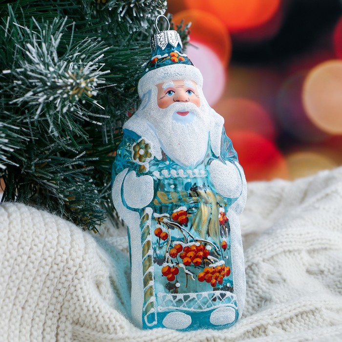 Ёлочная игрушка "Дед Мороз" 13 см