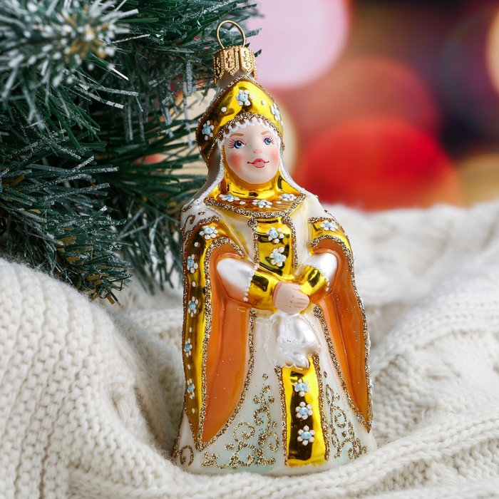 Ёлочная игрушка "Царица" 12 см