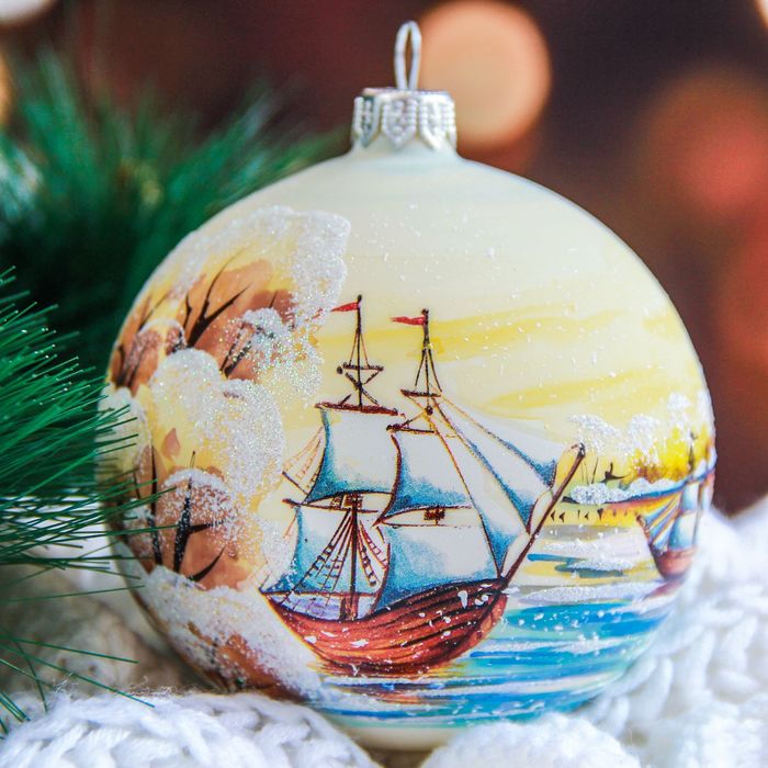 Шар "Петропавловская крепость" 10 см