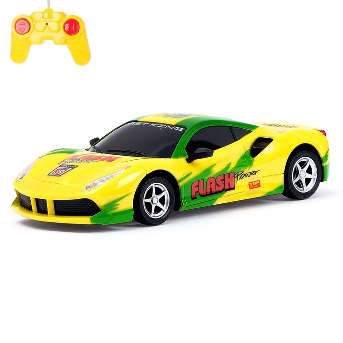Машина радиоуправляемая "СпортКар", работает от батареек, масштаб 1:20, МИКС