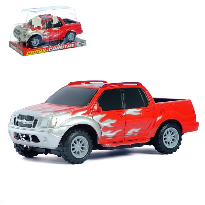 Джип инерционный "Гоночный пикап", цвета:МИКС