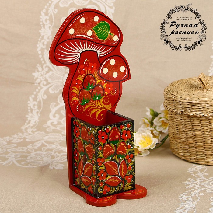 Подставка под ложки «Грибочек», 29×16×9 см