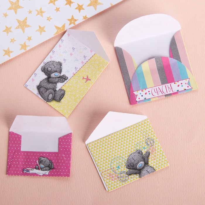 Me To You Набор декоративных мини-конвертиков "Верь в чудеса", 11 х 13,5 см
