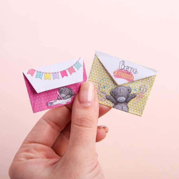 Me To You Набор декоративных мини-конвертиков "Верь в чудеса", 11 х 13,5 см